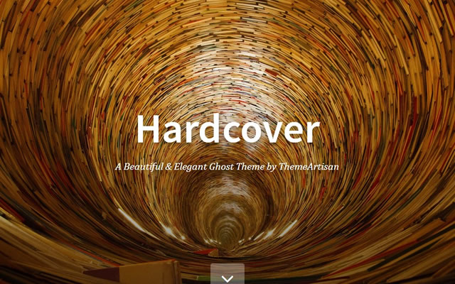 Hardcover - Ghost theme