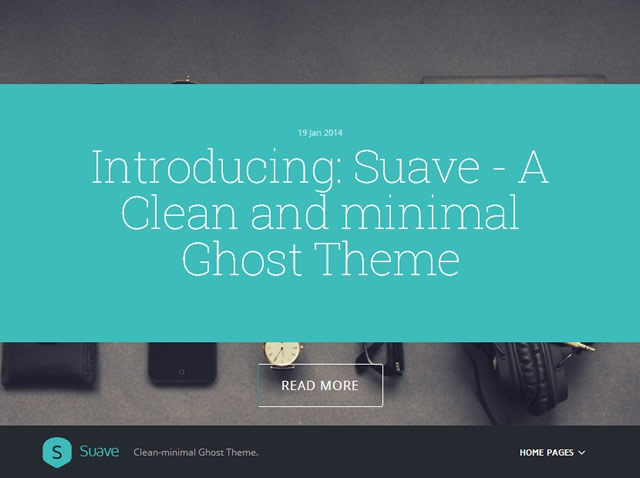 Suave - Ghost theme