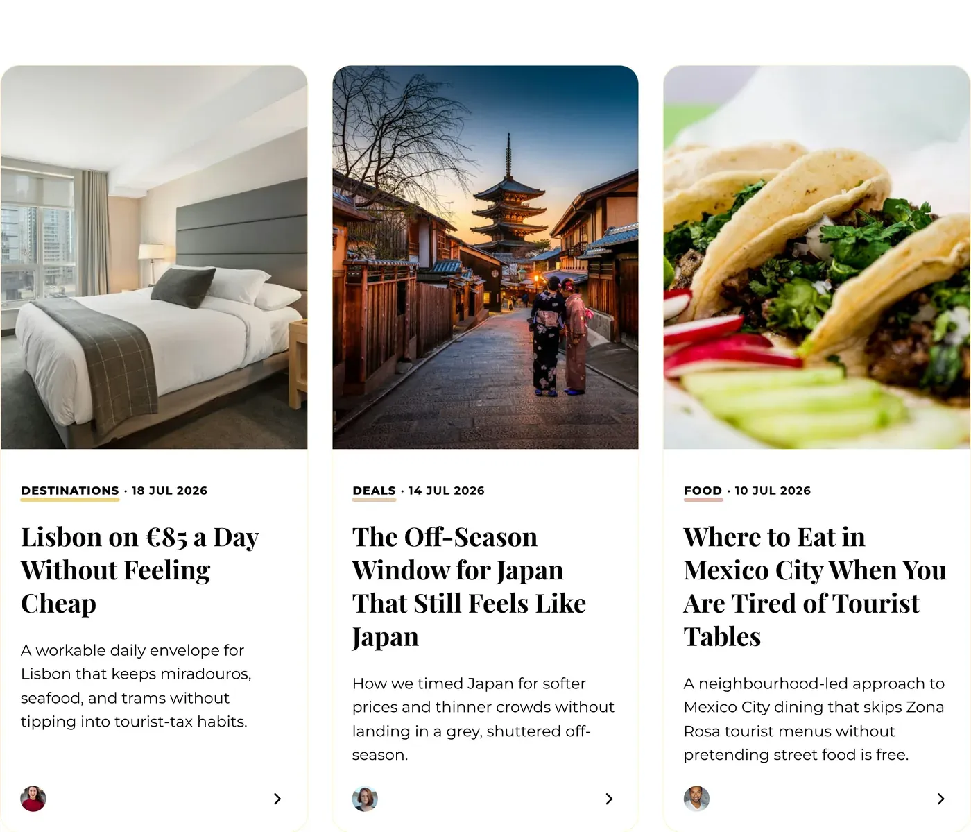 Feed layout: Grid.